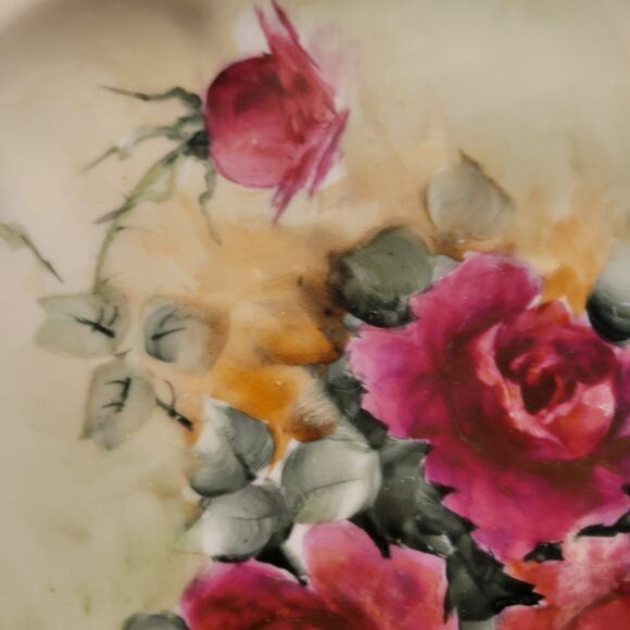 GDA Limoges France Decorative Plate Pre World War 2 Hand Painted Good Condition - Picture 8 of 11